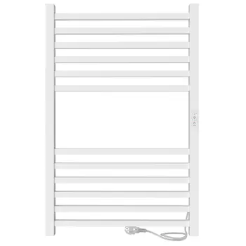 Полотенцесушитель электрический Indigo Attic 800х530 мм 90 Вт с терморегулятором белый
