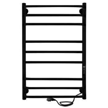 Полотенцесушитель электрический Indigo Brace Euro Lux 700х432 мм 192 Вт с терморегулятором черный муар