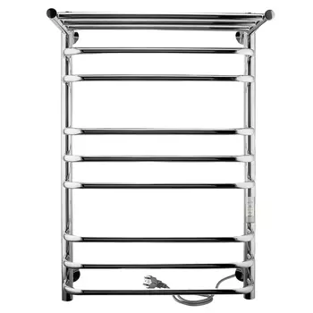 Полотенцесушитель электрический Indigo Brace Lux с полкой 700х432 мм 180 Вт с терморегулятором хром