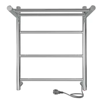 Полотенцесушитель электрический Indigo Line с полкой 500х525 мм 50 Вт хром