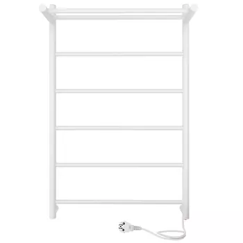 Полотенцесушитель электрический Indigo Line с полкой 800х525 мм 90 Вт белый