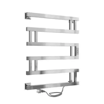 Полотенцесушитель электрический Indigo Muza 630х500 мм 128 Вт с терморегулятором хром