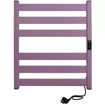 Полотенцесушитель электрический Indigo Oktava Slim 5 600х530 мм 70 Вт с терморегулятором фиолетовый