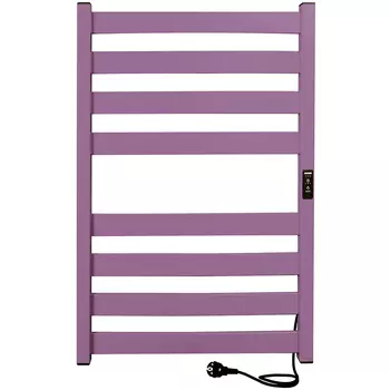 Полотенцесушитель электрический Indigo Oktava Slim 5 800х530 мм 90 Вт с терморегулятором фиолетовый