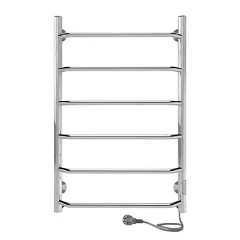 Полотенцесушитель электрический Indigo Roof Lux 800х532 мм 80 Вт с терморегулятором хром