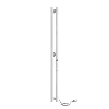 Полотенцесушитель электрический Indigo Style 1200х100 мм 65 Вт с терморегулятором белый
