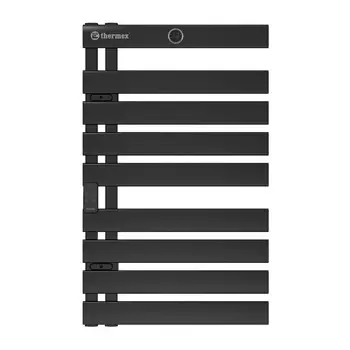 Полотенцесушитель электрический Thermex Njord 910х566 мм 425 Вт с терморегулятором черный