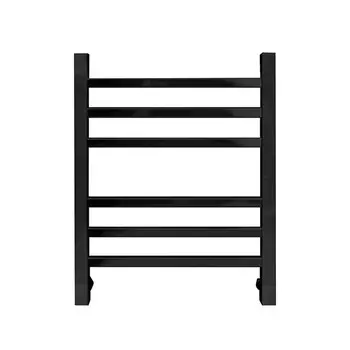 Полотенцесушитель водяной Indigo Aletto 600х500 мм лесенка черный муар