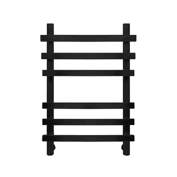 Полотенцесушитель водяной Indigo Askel 600х400 мм лесенка черный муар