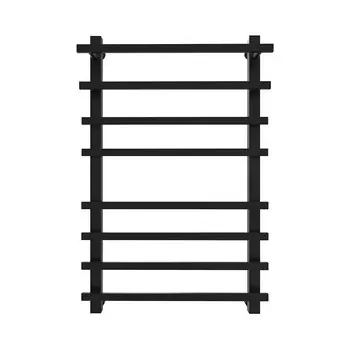 Полотенцесушитель водяной Indigo Askel 800х500 мм лесенка черный муар