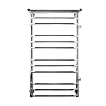 Полотенцесушитель водяной Indigo Brace 1000х500 мм лесенка с боковым подключением 600 мм справа с полкой хром