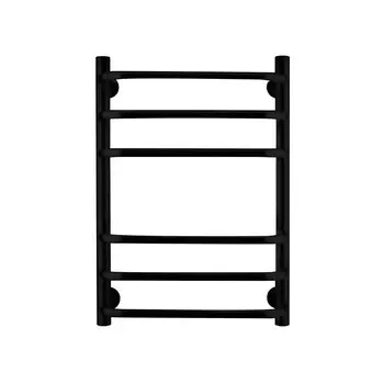 Полотенцесушитель водяной Indigo Brace 600х400 мм лесенка черный муар