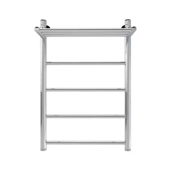 Полотенцесушитель водяной Indigo Line 700х500 мм лесенка с полкой хром