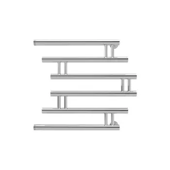 Полотенцесушитель водяной Indigo Zip 600х700 мм фокстрот с боковым подключением 500 мм хром