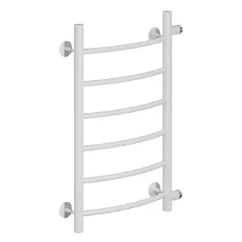 Полотенцесушитель водяной лесенка 700х400 мм с боковым подключением 600 мм белый MyFrea MyLondon
