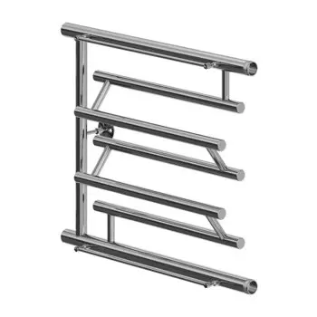 Полотенцесушитель водяной MyFrea 500х600 мм фокстрот с боковым подключением 500 мм с полкой хром