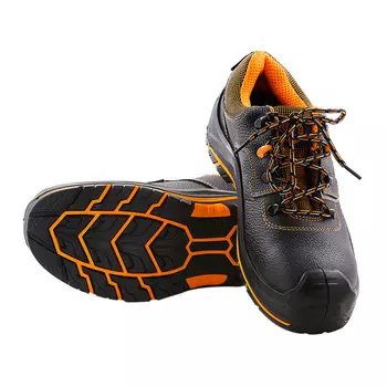 Полуботинки кожаные с перфорацией и защитным подноском и стелькой размер 45 черные Мистраль PRB8-CSW (119196)