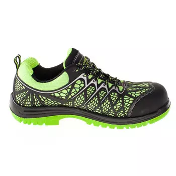Полуботинки рабочие текстильные со светоотражающими элементами размер 41 зеленые Мистраль Неон (130165)