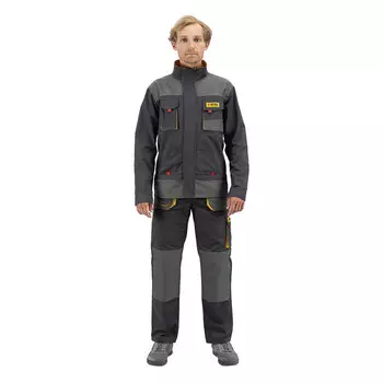 Полукомбинезон рабочий Denzel 50-52 рост 179-184 см темно-серый