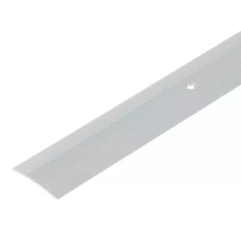 Порог алюминиевый одноуровневый стык 40х1800 мм серебро