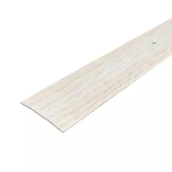 Порог алюминиевый одноуровневый стык 40х900 мм дуб ривалго белый