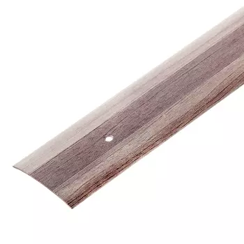 Порог алюминиевый одноуровневый стык 60х1800 мм дуб серый