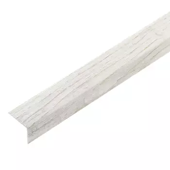 Порог алюминиевый угловой наружный 24х20х900 мм сосна скания самоклеящийся