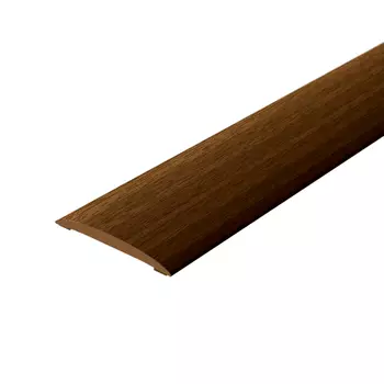 Порог пластиковый одноуровневый стык 30х900 мм орех самоклеящийся