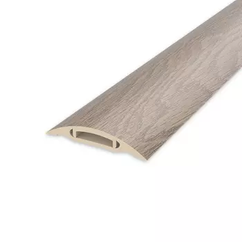 Порог пластиковый одноуровневый стык 36х900 мм дуб рустик с монтажным каналом