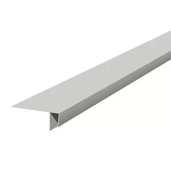 Профиль для откосов F-образный ПВХ 55х3000х10 мм серый
