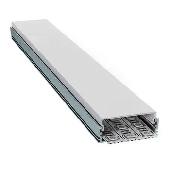 Профиль для светодиодной ленты OGM (P8-16) 2 м накладной/врезной анодированный алюминий комплект