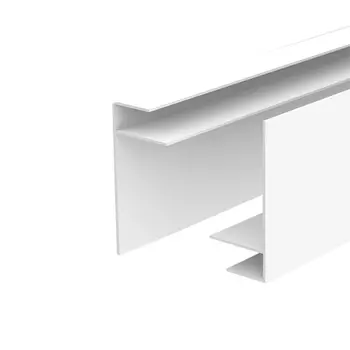 Профиль F-образный 60х3000х10 мм белый