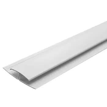 Профиль соединительный для панелей ПВХ 5х3000 мм матовый белый