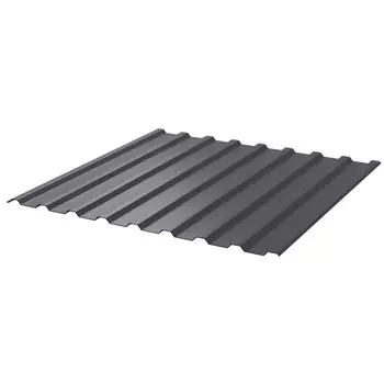 Профнастил С20R 1,15х2 м 0,5 мм графитовый серый RAL 7024