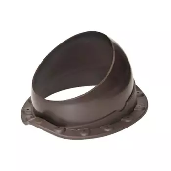 Проходной элемент Krovent Base-VT Wave 125/150 для готовой кровли из металлочерепицы коричневый