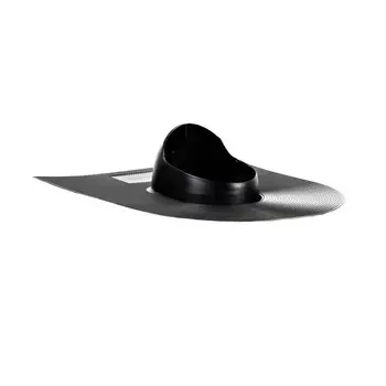 Проходной элемент Поливент для кровли из гибкой черепицы черный RAL 9005