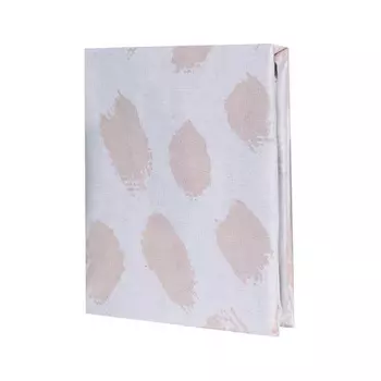 Простыня на резинке 160х200х25 см бязь серо-белая Melissa Rhona