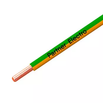 Провод Партнер Электро ПуВнг(А)-LS 1х4 желто-зеленый