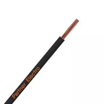 Провод Партнер Электро ПуГВнг(А)-LS 1х0,75 черный (100 м)