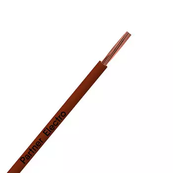 Провод Партнер Электро ПуГВнг(А)-LS 1х0,75 коричневый (100 м)