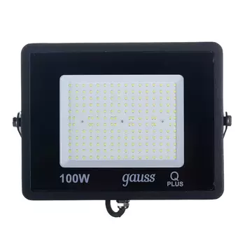 Прожектор светодиодный Gauss Qplus ДО-100 6500К 100 Вт IP65 черный