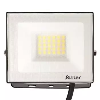 Прожектор светодиодный Ritter Profi 4000K 30 Вт IP65 черный