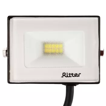 Прожектор светодиодный Ritter Profi 6500K 10 Вт IP65 черный
