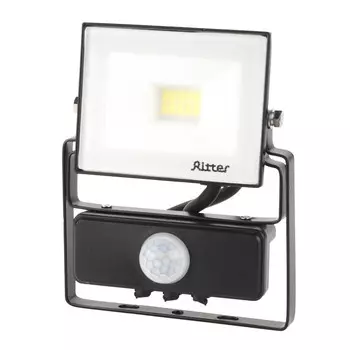 Прожектор светодиодный Ritter Profi 6500К 20 Вт IP65 с датчиком движения черный