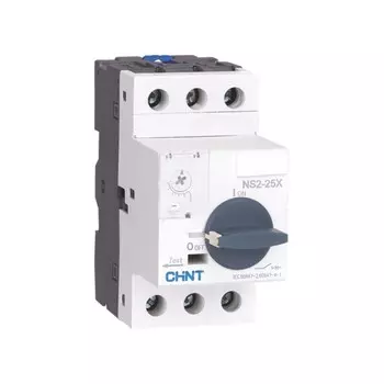 Пускатель Chint NS2-25X (495187) 3P 18А 100 кА 230 В на монтажную плату с поворотной ручкой