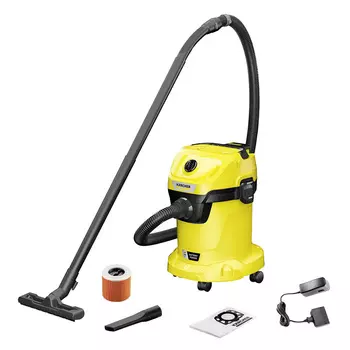 Строительный пылесос аккумуляторный Karcher Battery set WD 3-18 17 л 18В Li-Ion 1 АКБ и ЗУ (1.628-551.0)