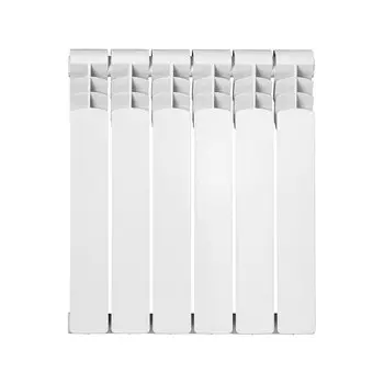 Радиатор биметаллический ATM Thermo Metallo 500 мм 6 секций 1" боковое подключение белый