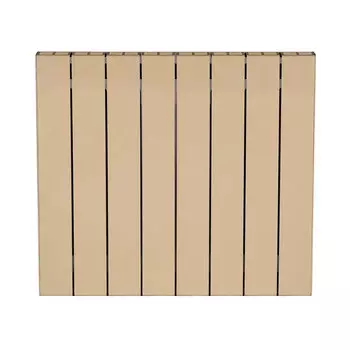 Радиатор биметаллический Rifar Supremo 500 мм 8 секций 3/4 боковое подключение бежевый