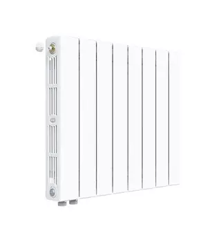 Радиатор биметаллический Rifar Supremo Ventil SVR 500 мм 8 секций 3/4 нижнее правое подключение белый