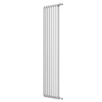 Радиатор стальной трубчатый КЗТО 1790х330 мм 3/4 8 секций боковое подключение белый